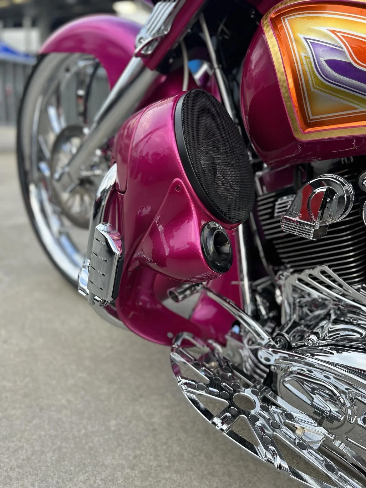Voodoo Lower Fairing Tweeter Pods — Voodoo Bikeworks